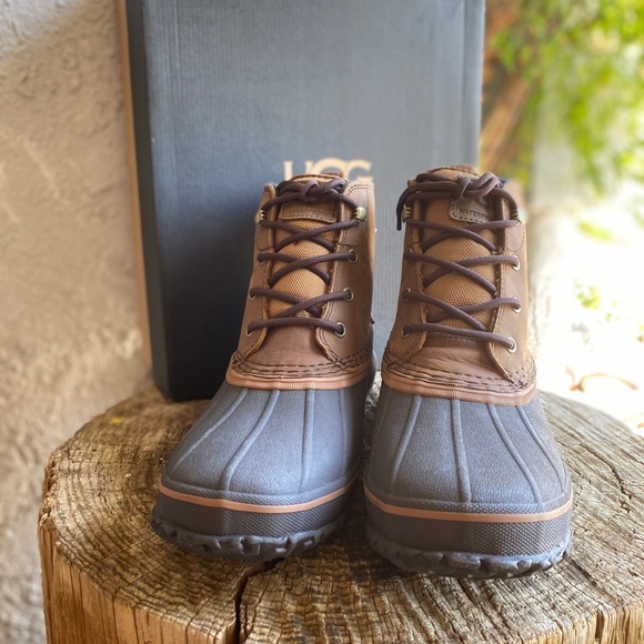 UGG Men's Zetik Boot Leather In Brown - Picture 10 of 10